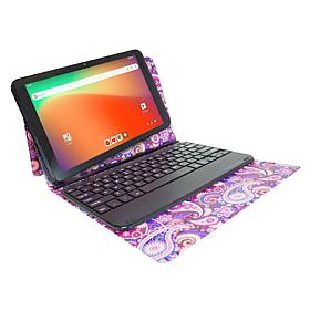 Visual Land Prestige SE 10" 128GB Tablet Bundle w/Pogo Keyboard Case