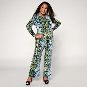 Vivica A. Fox Collection 2-Piece Palazzo Pant Set