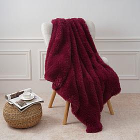 Warm & Cozy Shaggy Faux Fur 50" x 60" Throw