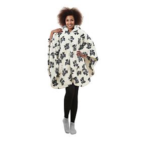 Warm & Cozy Sherpa Zip Angel Wrap