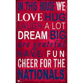 Washington Nationals In This House Sign  