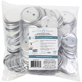 We R Makers Button Press Bulk Refill 100-Pack, Large 58mm