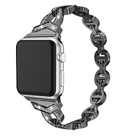 WFG Metal O-Links with Rhinestones for Apple Watch 38/40/41mm