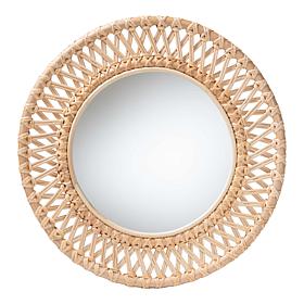 Wholesale Interiors bali and pari Burris Rattan Wall Mirror