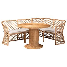 Wholesale Interiors bali and pari Ellard Rattan Dining Set