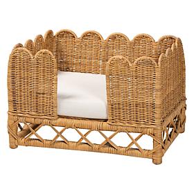 Wholesale Interiors bali and pari Palm Bohemian Rattan Pet Bed