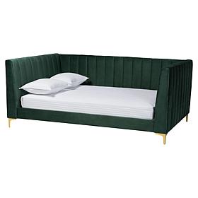 Wholesale Interiors Baxton Studio Oksana Velvet Full Daybed