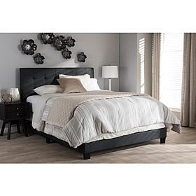 Wholesale Interiors Brookfield Charcoal Fabric Bed - Full