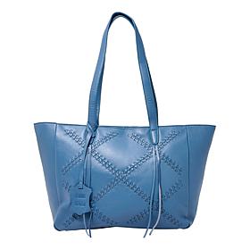 Wildflower Laced Glove Leather Tote