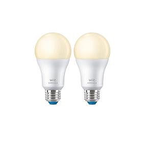 WiZ A19 Soft White Wi-Fi/Bluetooth Bulb 2-Pack