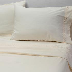 Wynne Home 100% Cotton Embroidered Sheet Set - King