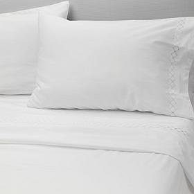 Wynne Home 100% Cotton Embroidered Sheet Set - King