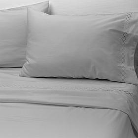 Wynne Home 100% Cotton Embroidered Sheet Set - King