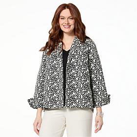 WynneCollection All-Occasion Jacquard Topper