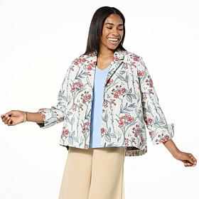 WynneCollection All-Occasion Jacquard Topper