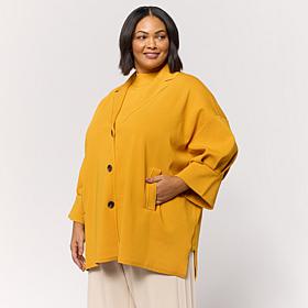 WynneCollection Architectural Barrel Sleeve Notched Collar Topper