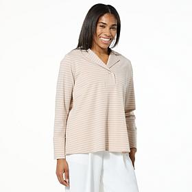 WynneCollection Cotton-Blend Buttoned Shirt