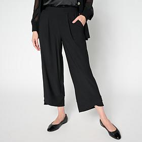 WynneCollection Luxe Crepe Pull-On Pant