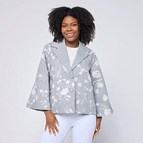 WynneCollection Matte Sequin-Embellished Twill Jacket