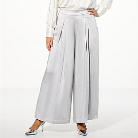 WynneCollection Occasion Satin Evening Pant