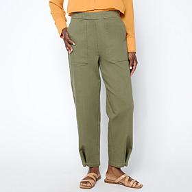 WynneDenim Washed Twill Pant