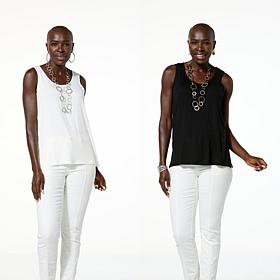 WynneLayers 2-pack Scoop Neck Tank Set