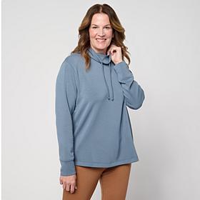 WynneLayers Cloud Knit Drawstring Neck Turtleneck