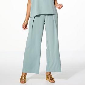 WynneLayers Drapey Twill Front Pleat Pant