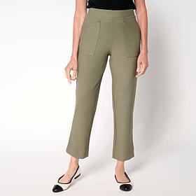 WynneLayers Essential Crepe Knit Narrow Leg Ankle Pant