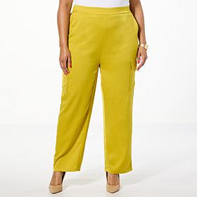 WynneLayers Hammered Satin Cargo Pant