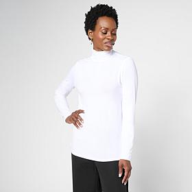 WynneLayers Long-Sleeve Knit Turtleneck Tee