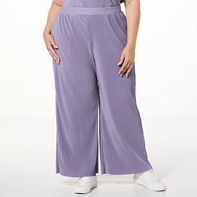 WynneLayers Plisse Knit Ankle Pant