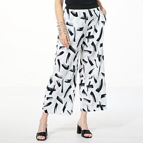 WynneLayers Plisse Knit Ankle Pant