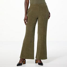 WynneLayers Plush Ottoman Knit Straight Leg Pant