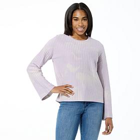 WynneLayers Textured Stripe Jacquard Knit Sweater