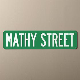 You Name It Personalized Street Sign - Green and White