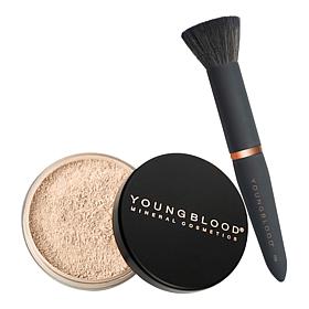 Youngblood
Loose Mineral Foundation & Brush Set