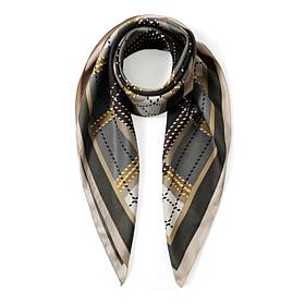 Youzey Carlisle Satin Faux-Silk Square Scarf