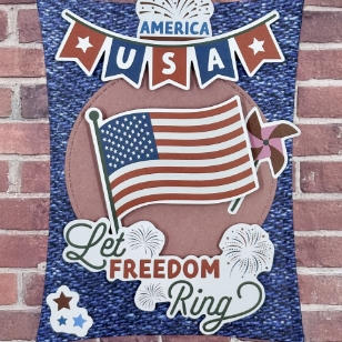 Let Freedom Ring paper craft