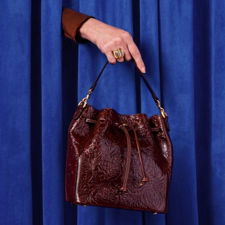 a leather bag